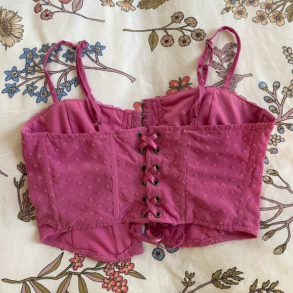 pink corset top! - Picture 2 of 2